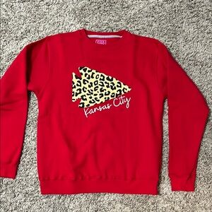 Red Kansas City Graphic Sweatshirt M